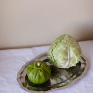 "Cabbage" candle