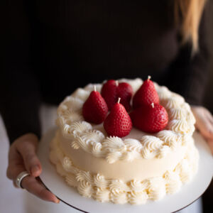 "Strawberry" candle